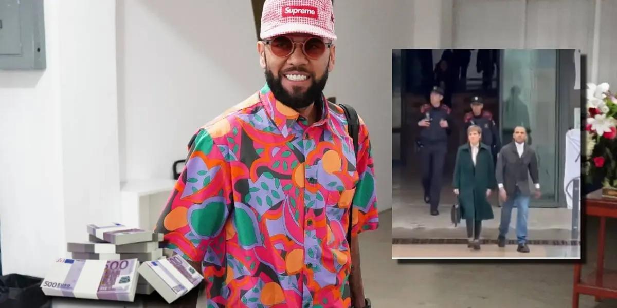 De gastar 720, esto costó el outfit con el que Dani Alves salió de la cárcel
