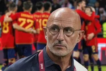 De La Fuente sorprendió con la llamativa convocatoria de un futbolista del FC Barcelona