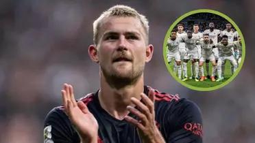 De Ligt con la camiseta del Bayern Múnich, opinó quién es el mejor jugador del Real Madrid y el mundo.