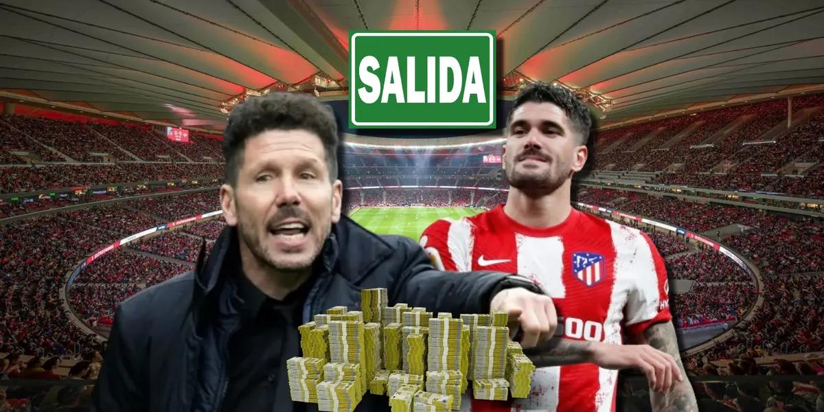 De Paul no está seguro en Atleti y Simeone consiguió un reemplazo en 60 millones