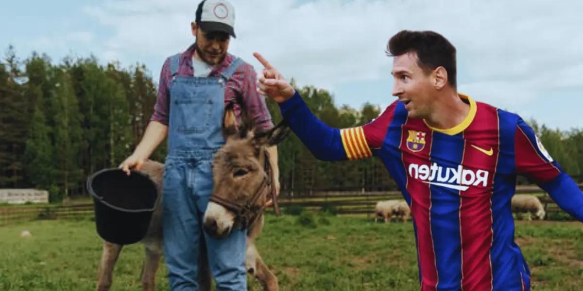 De ser la mano derecha de Messi a trabajar en una granja.