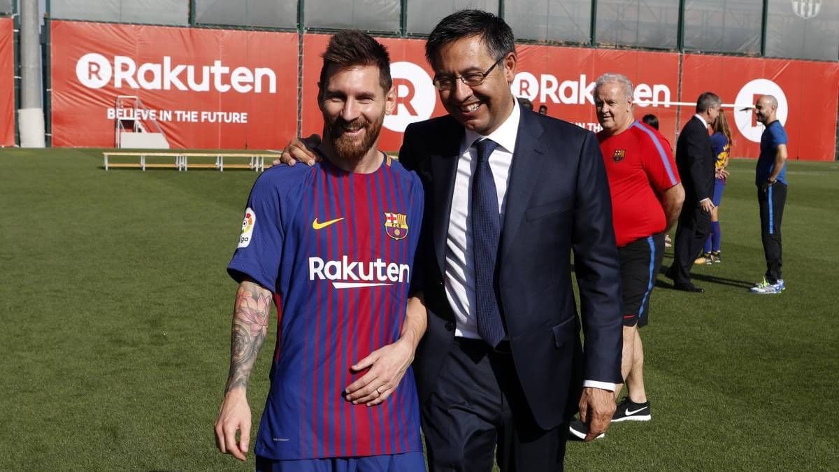 Declaraciones de José María Bartomeu en contra de Lionel Messi