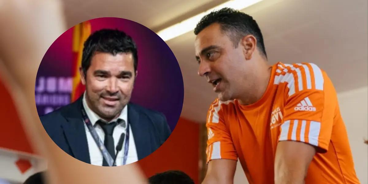 Deco y Xavi. Foto: redes de Deco y Xavi.