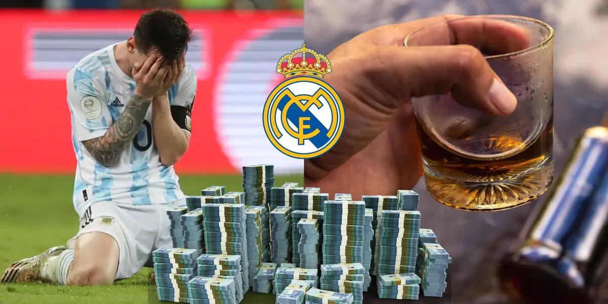 Dejó su marca en Real Madrid pero hizo llorar a Lionel Messi y hoy vende licores