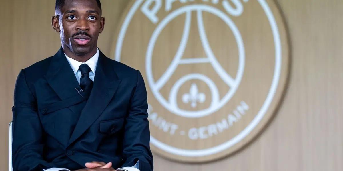 Dembélé dejó el Barcelona para sumarse al PSG, ahora reapreció publicamente y dialogo con 'Téléfoot', donde habló de todo.