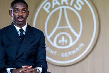 Dembélé dejó el Barcelona para sumarse al PSG, ahora reapreció publicamente y dialogo con 'Téléfoot', donde habló de todo.