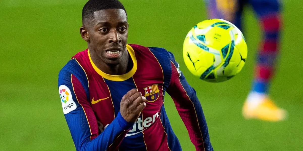 Dembélé renovaría debido a su lesión.