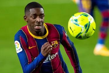 Dembélé renovaría debido a su lesión.