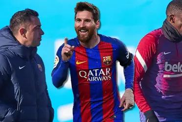 Dembélé sería uno de los elementos que no vería bien el regreso de Messi al FC Barcelona y esta decisión tomó Xavi