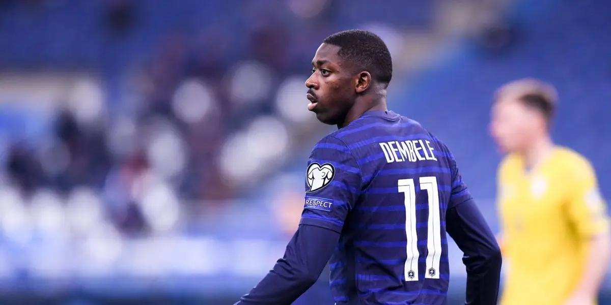 Dembelé tuvo una actuación discreta en un primer tiempo en donde Australia sacó una desconocida rebeldía.