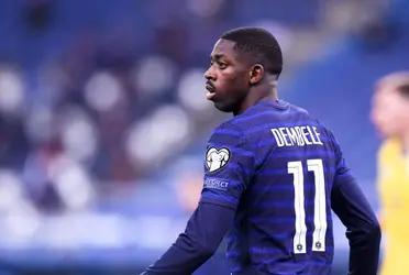 Dembelé tuvo una actuación discreta en un primer tiempo en donde Australia sacó una desconocida rebeldía.