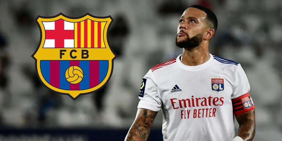 Depay es oficializado por el Barcelona.