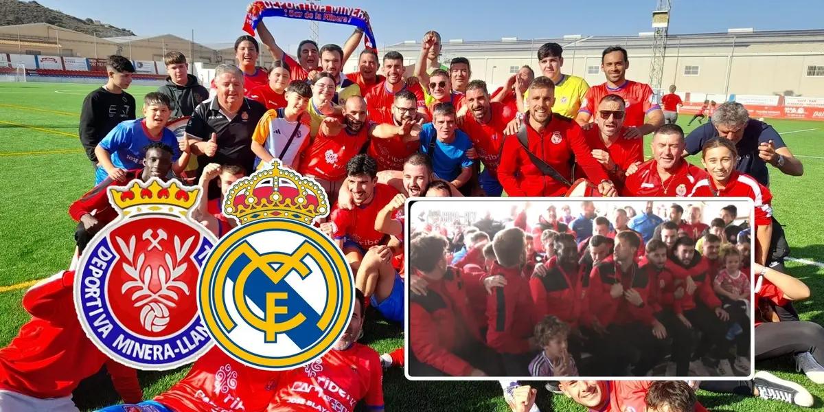 Deportivo Minera - Real Madrid (Foto: Captura X)