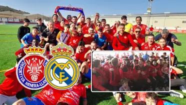 Deportivo Minera - Real Madrid (Foto: Captura X)