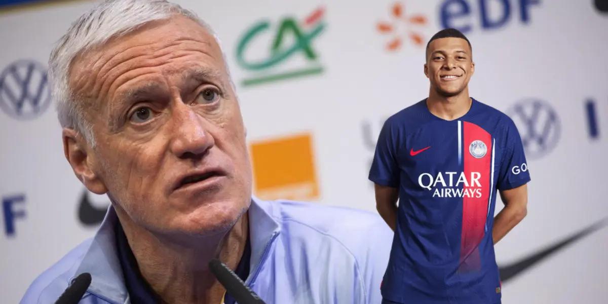 ¿Descuido o confirmación? Deschamps confirmó dónde jugará Mbappé tras irse de PSG