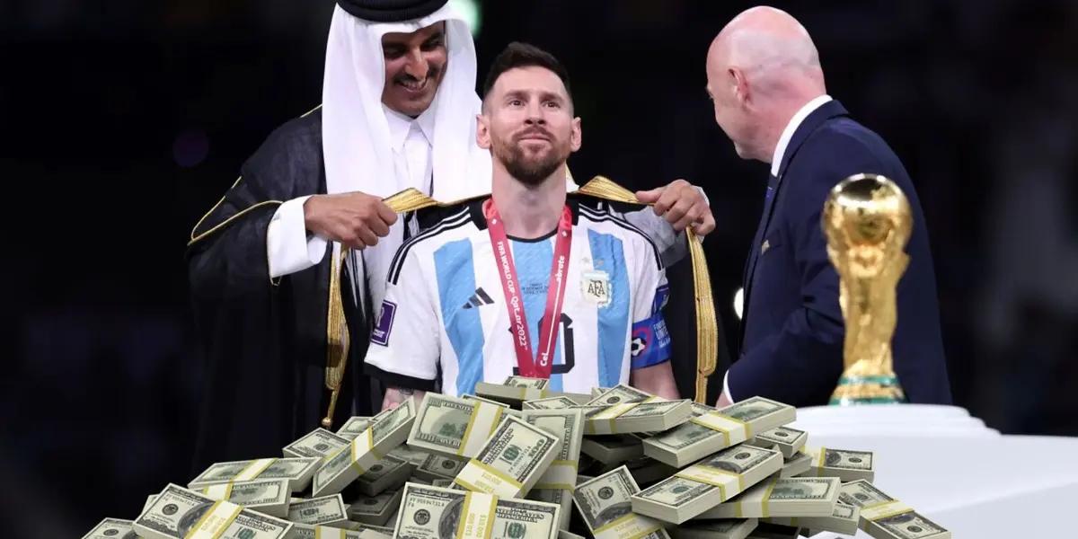 Desde Omán ofrecieron una exorbitante cifra por el bisht del capitán de la Selección Argentina.