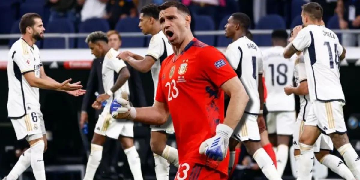 Dibu Martínez contó una anécdota imperdible con este jugador del Real Madrid, al que lo intimidó porque estaba nervioso