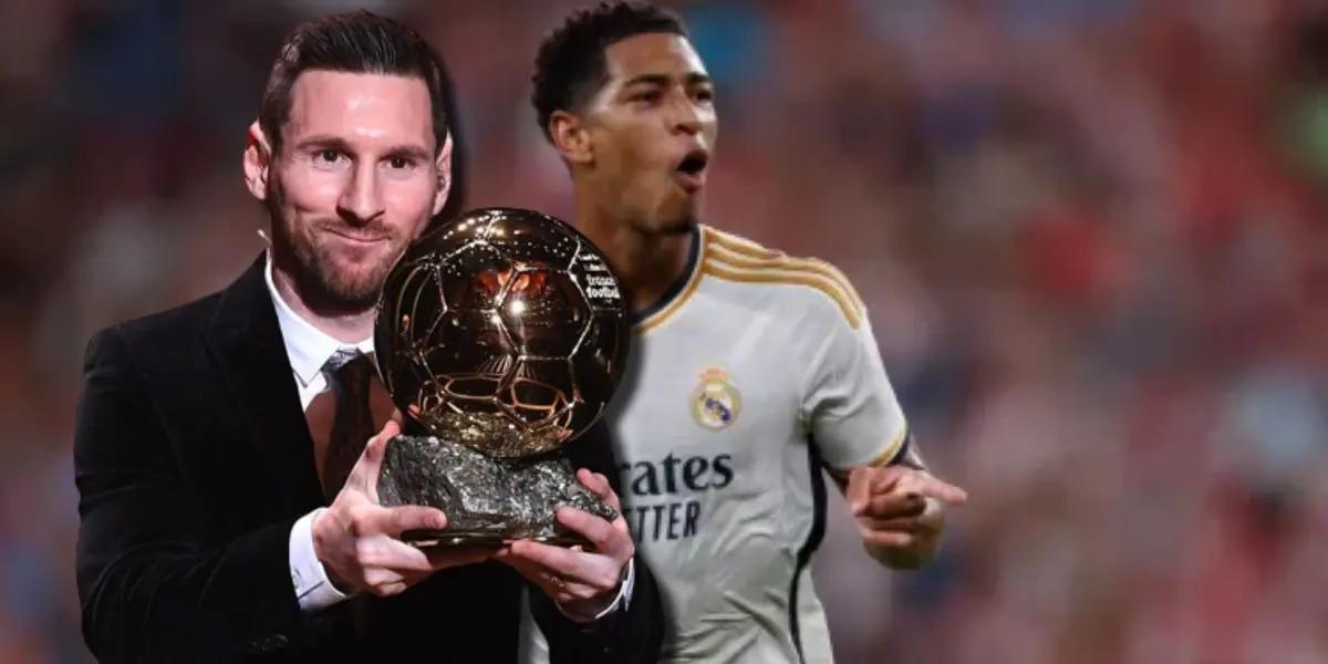 Dicen que Bellingham debía quedarse con el Balón de Oro, sobre Lionel Messi, por esta razón