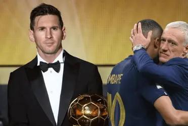 Didier Deschamps abrió la polémica sobre el mejor de todos y puso en duda a Lionel Messi