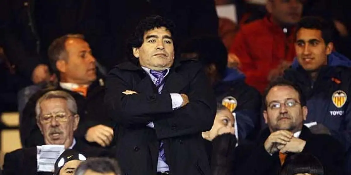 Diego Armando Maradona se llevó para siempre al Atlético de Madrid en su corazón.
