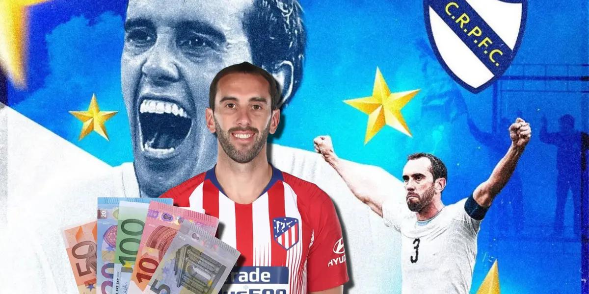 Diego Godín regresa al fútbol y luego de ganar millones en el Atlético de Madrid, mira lo que cobrará en la liga regional de su país