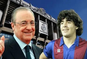 Diego Maradona tuvo una gran relación con Florentino Pérez y el propio presidente contó su admiración por el argentino