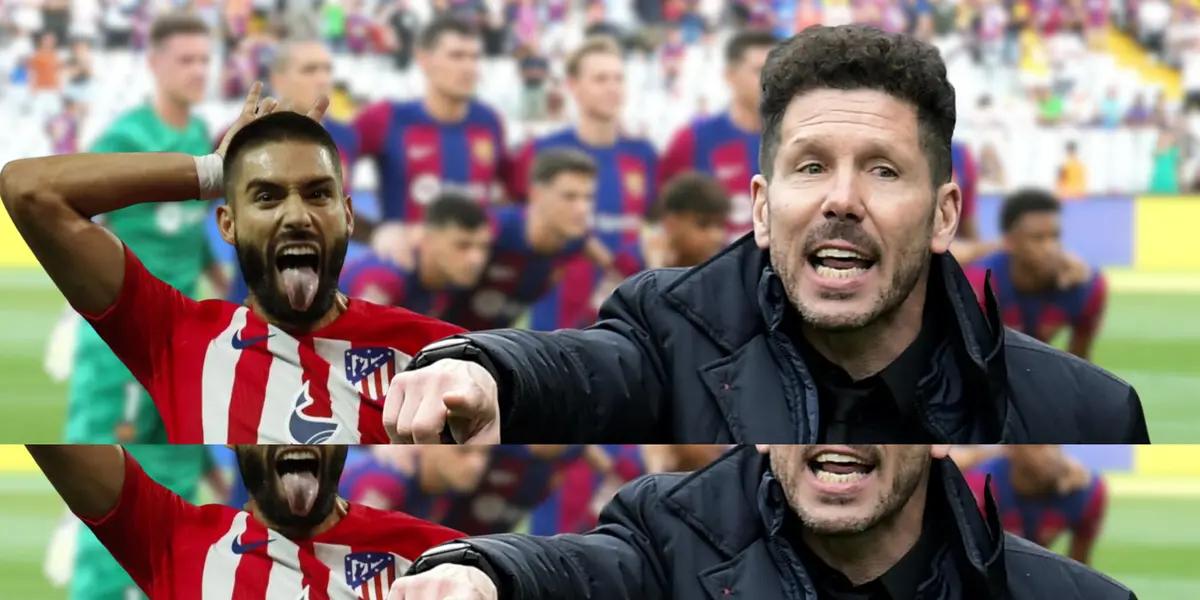 Diego Simeone apuntaló a un jugador nacido en FC Barcelona para suplir la salida de Yannick Ferreira Carrasco