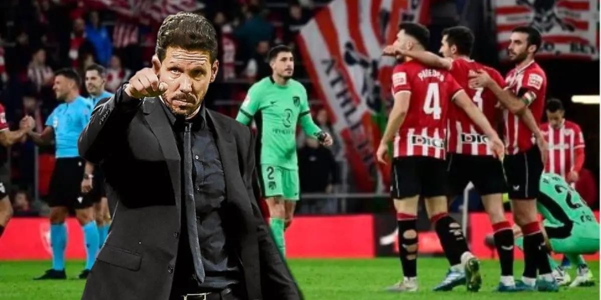 Diego Simeone contó que es lo que pasa por la cabeza de los jugadores ahora en el Atleti, luego de perder ante Bilbao de visita