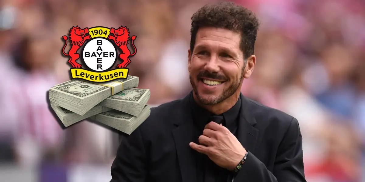 Diego Simeone, entrenador del Atlético de Madrid.