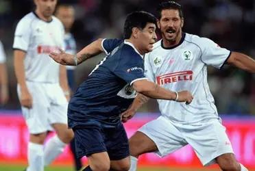 Diego Simeone expresó su dolor por la muerte de Diego Armando Maradona