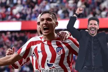 Diego Simeone gritó desaforado el tercer gol de Atlético de Madrid por un motivo especial
