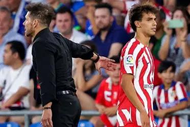 Diego Simeone habló sobre el caso de Joao Félix, que no quiere volver al Atlético de Madrid