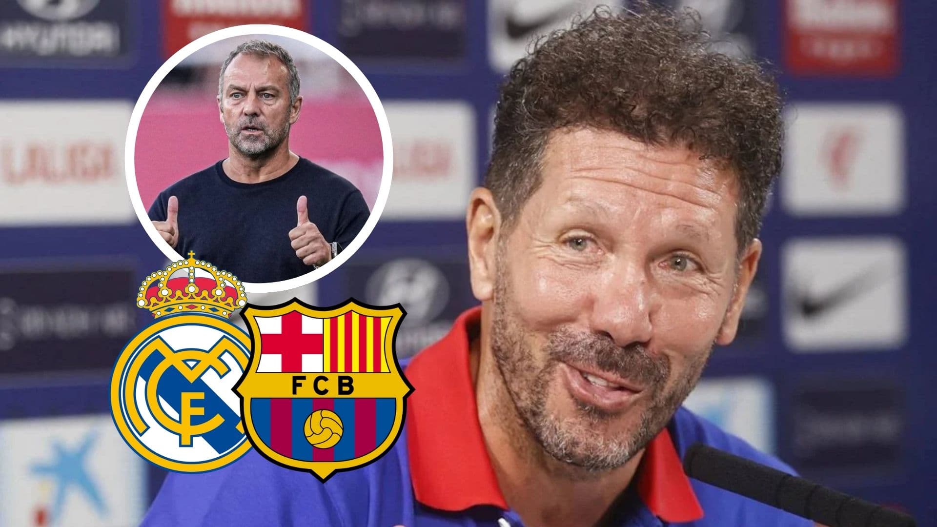 Diego Simeone - Hansi Flick (Foto: X)