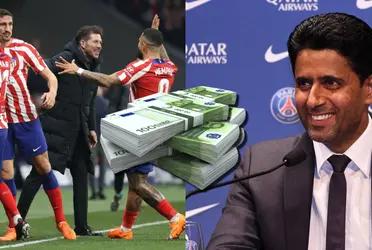 Diego Simeone lo quería como prioridad para su ataque pero PSG se lo llevaría a cambio de 32 millones