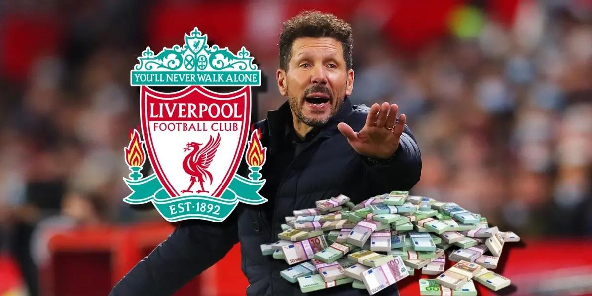 Diego Simeone no le dio la confianza en Atlético de Madrid, y ahora Liverpool lo tiene como una posibilidad para su plantel