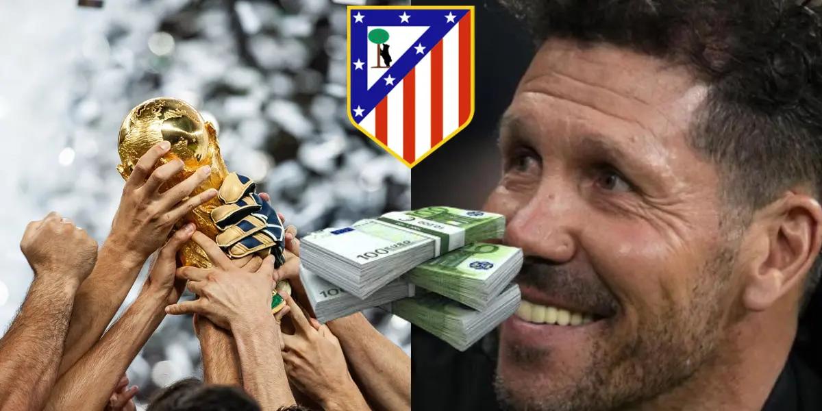 Diego Simeone pidió con insistencia a un jugador en la zona de volantes y podría llegar a un volante campeón del mundo
