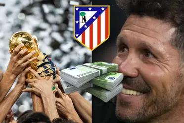Diego Simeone pidió con insistencia a un jugador en la zona de volantes y podría llegar a un volante campeón del mundo
