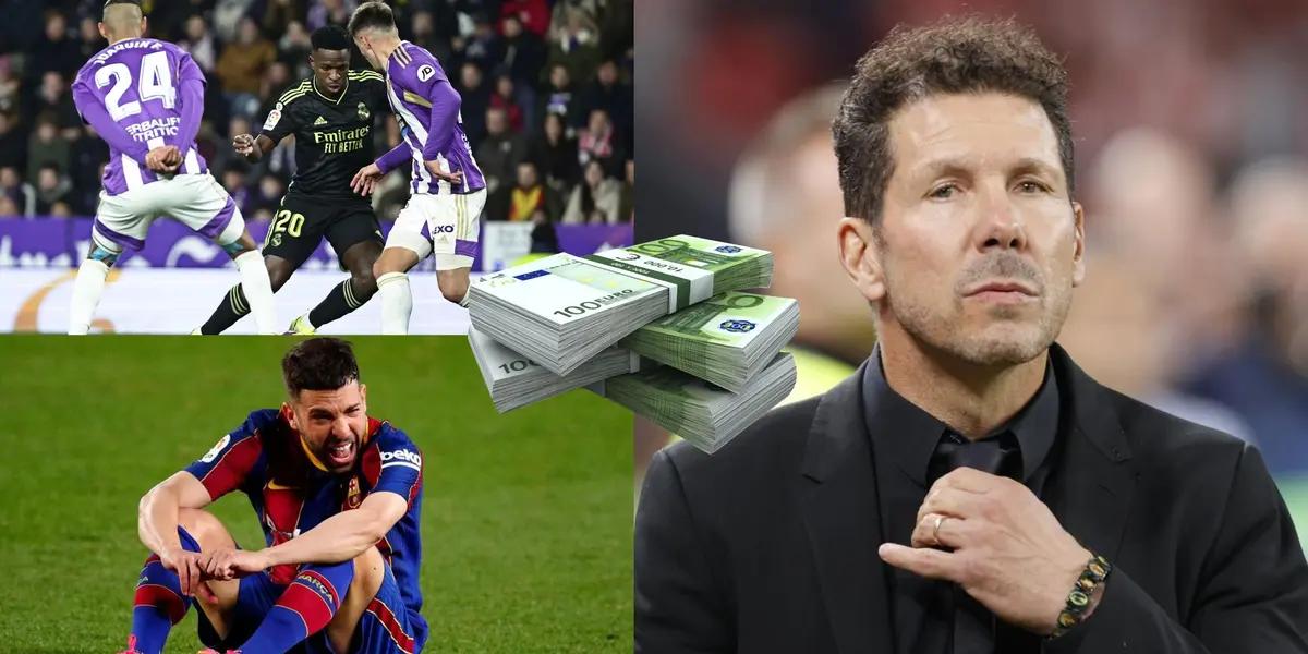 Diego Simeone se cansó del ninguneó de Jordi Alba y va por un jugador que brilla con 17 años