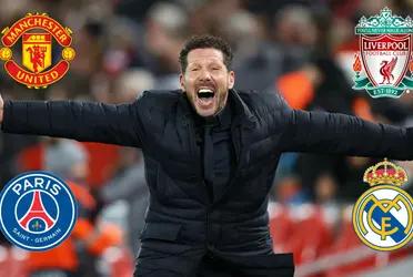 Diego Simeone aún no se decide a renovar en Atlético de Madrid y un gigante de Europa lo quiere por una fortuna