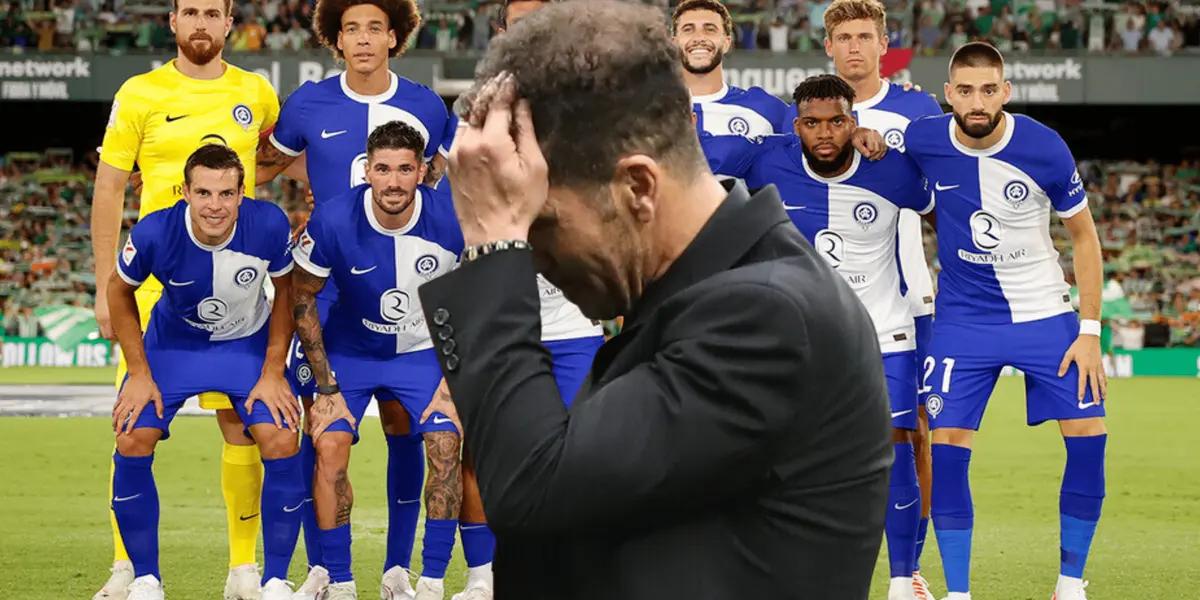 Diego Simeone se fue preocupado por un motivo particular tras el empate de Atlético de Madrid