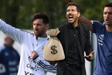 Diego Simeone suena en Argentina como una opción para reemplazar a Lionel Scaloni en la Selección de Argentina pero el sueldo que gana es gigante