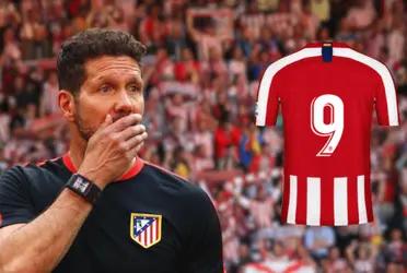 Diego Simeone tiene al ansiado delantero de área pero su futuro está en otro lado