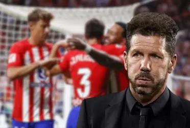 Diego Simeone tuvo una fuerte contradicción con un jugador que no estará en la Champions League