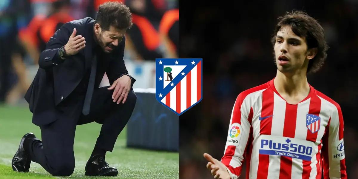 Diego Simeone volvió a demostrarle su desinterés con Joao Félix a quien quiere fuera