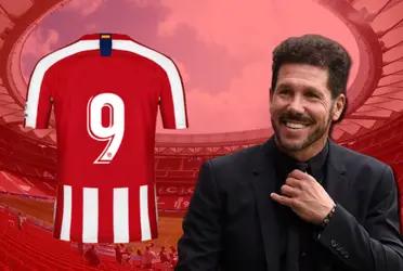 Diego Simeone ya cuenta con su delantero de área que tanto espero