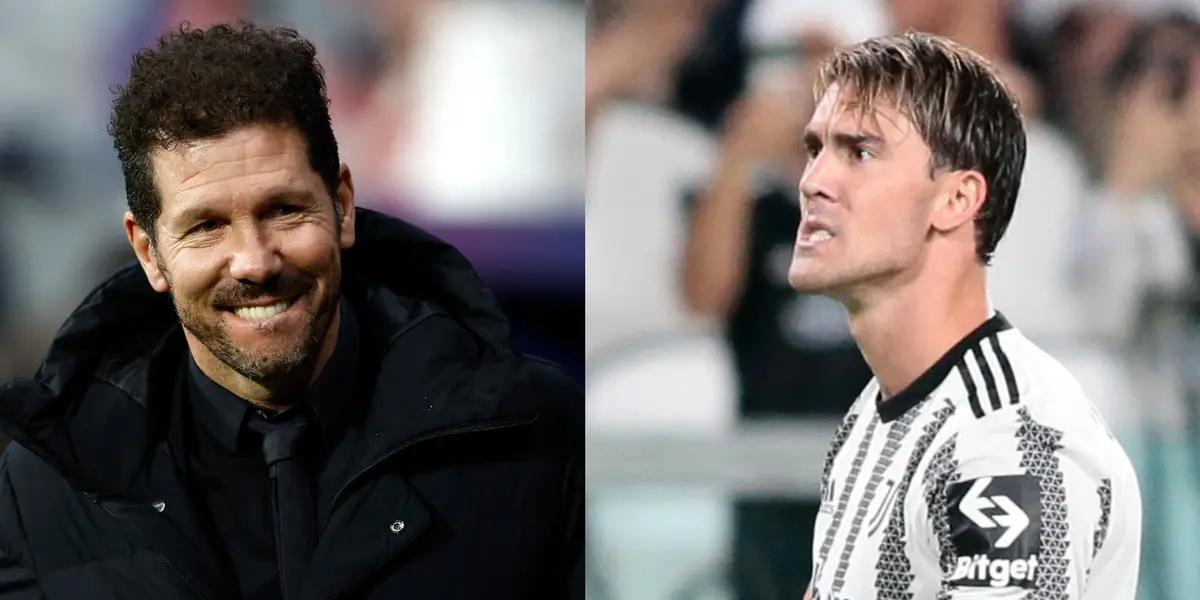 Diego Simeone ya encontró dos soluciones ante la dilatada llegada de Dusan Vlahovic al ataque de Atlético de Madrid