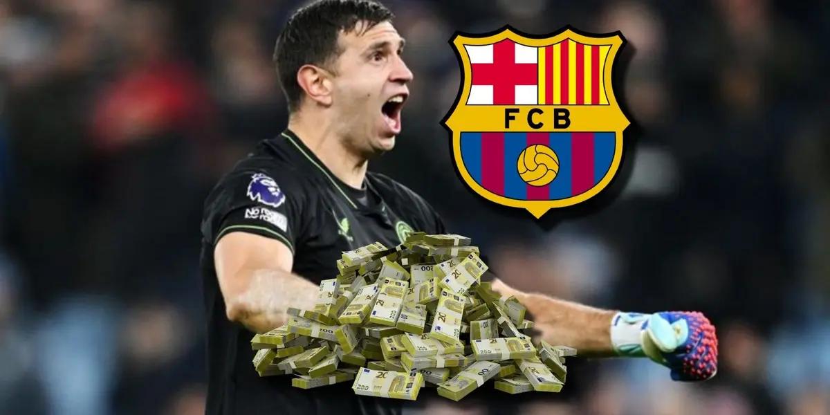 Dieron la idea que Dibu Martínez debería ser parte del FC Barcelona, ahora que pasa un gran momento y Ter Stegen está lesionado