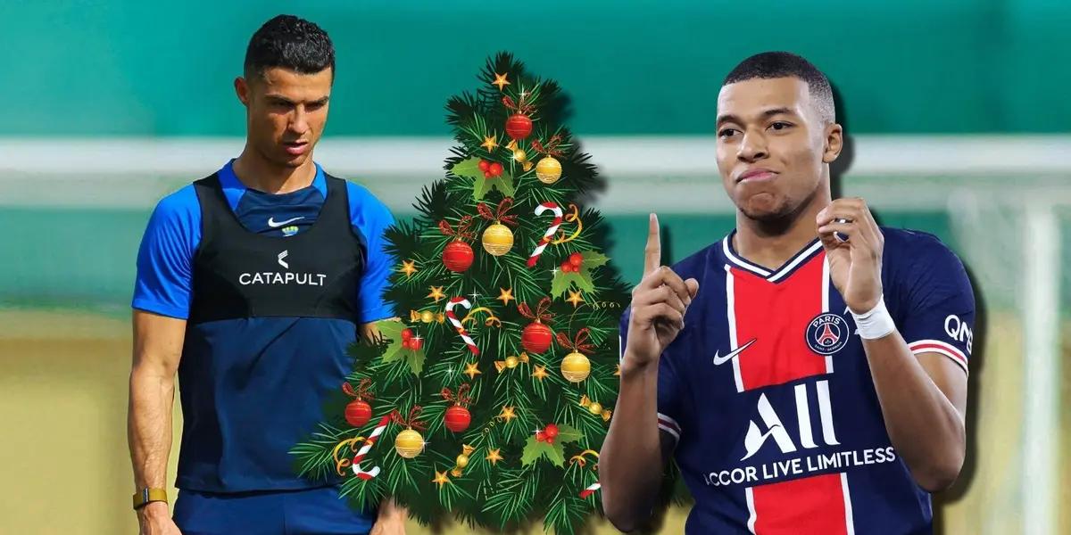 Diferencia de mentalidades entre Cristiano Ronaldo y Kylian Mbappé, porque el uno entrenó hasta en navidad