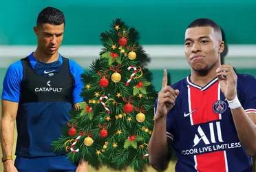 Diferencia de mentalidades entre Cristiano Ronaldo y Kylian Mbappé, porque el uno entrenó hasta en navidad