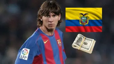 Diferencias abismales, Lionel Messi ya cobró 3 millones en su primer sueldo con el Barça mientras este ecuatoriano obtuvo 270 dólares